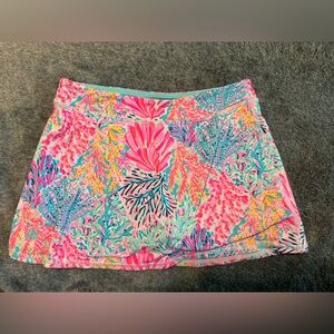 Lilly Pulitzer Girls coral skort